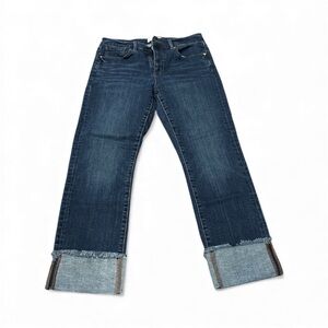 LOFT Modern Straight Women's Blue Jeans- Petite